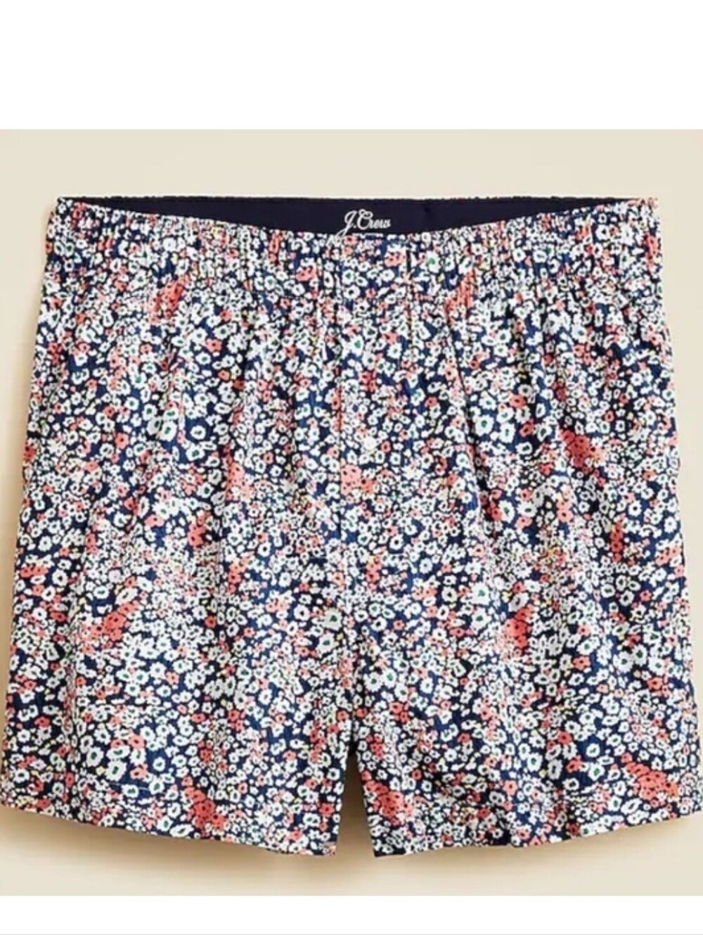 J crew Large L printed boxers Sunhill Floral Navy
